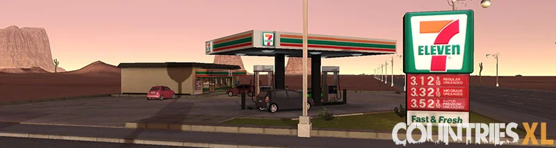 [CountriesXL] All American Gas Stations (Cities XXL) By 264