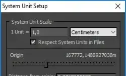 3DS Max units setup